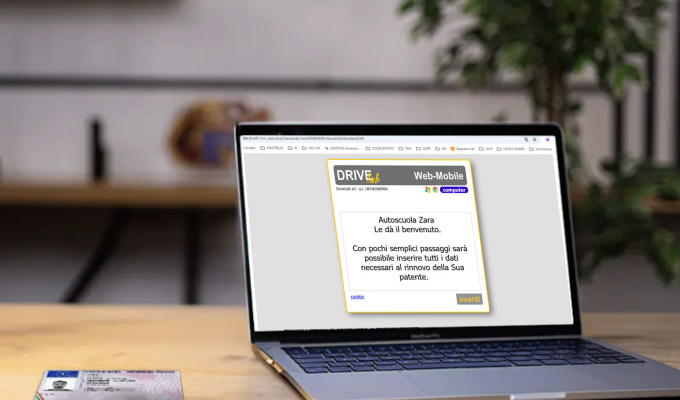 Rinnova la patente online
